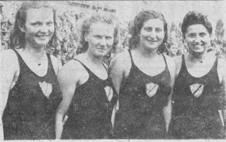 Sztafeta kobiet w składzie: Kolarówna, Hulokówna, Niedzielanka i Kaletówna  pobiła nawet rekord Polski na 100 m. w stylu klasycznym (1948 r.).
